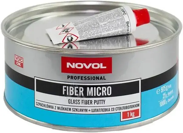 Novol Professional Fiber Micro шпатлевка со стекловолокном (1 кг)
