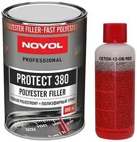 Novol Professional Protect 380 грунт полиэфирный 2-комп (880 мл (800 мл + 80 мл)