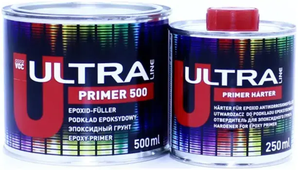 Novol Ultra Epoxy Primer 500 грунт эпоксидный 2-комп (750 мл (500 мл + 250 мл)