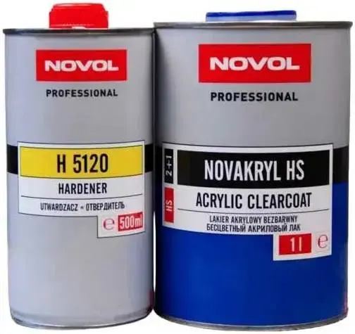 Novol Professional Novakryl 540 лак акриловый 2-комп (1.5 л (1 л + 500 мл)
