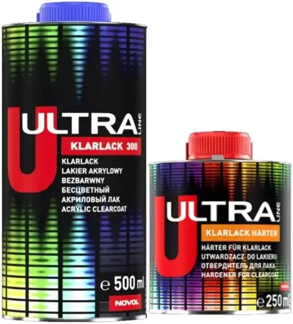 Novol Ultra Klarlack 300 лак акриловый 2-комп (750 мл (500 мл + 250 мл)