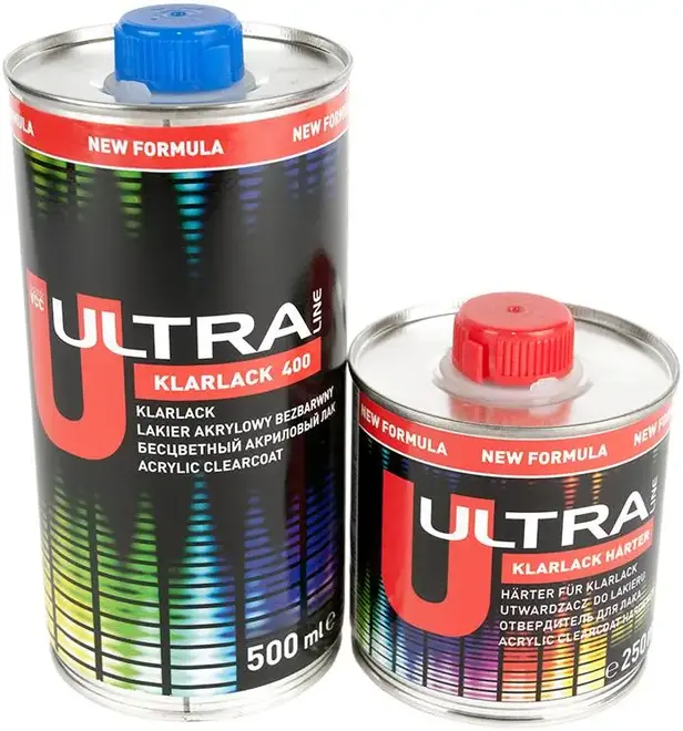 Novol Ultra Klarlack 400 SR лак акриловый 2-комп (750 мл (500 мл + 250 мл)
