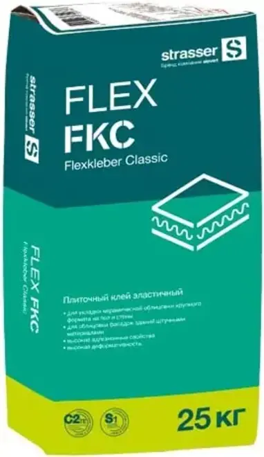 Strasser Flex FKC С2ТЕ S1 клей плиточный эластичный (25 кг)