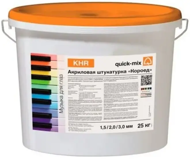 Quick-Mix штукатурка акриловая (25 кг 1.5 мм) короед