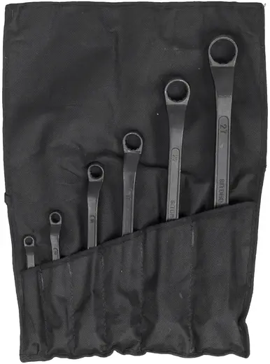 Ситомо набор ключей накидных двусторонних (8-30 мм 400 мм 6 ключей + 1 брезентовая сумка)