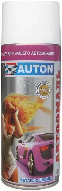 Auton автоэмаль спрей (520 мл) черный шоколад №635 металлик