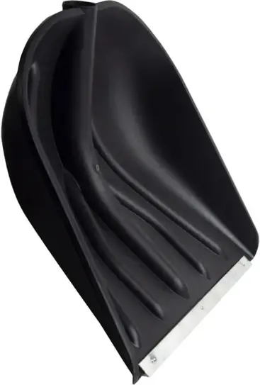 Шабашка лопата для уборки снега с алюминиевой планкой (410*420 мм)