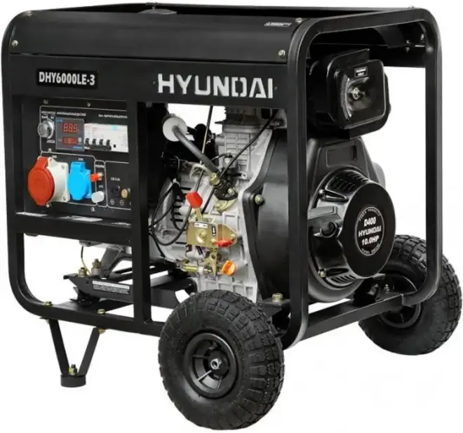 Hyundai DHY 6000LE-3 генератор дизельный (5000/5500 Вт)