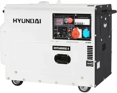 Hyundai DHY 6000SE-3 генератор дизельный (5000/5500 Вт)
