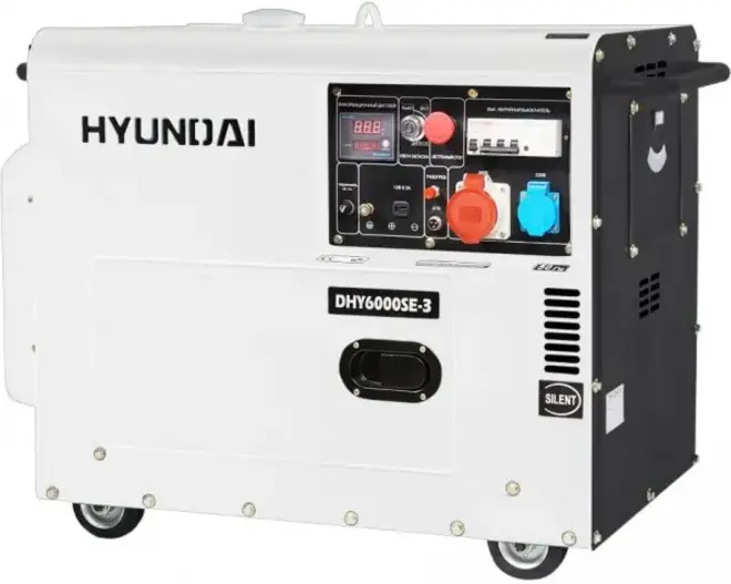 Hyundai DHY 6000SE-3 генератор дизельный (5000/5500 Вт)