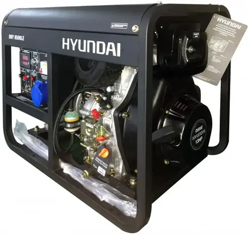 Hyundai DHY 8500LE генератор дизельный (6500/7200 Вт)