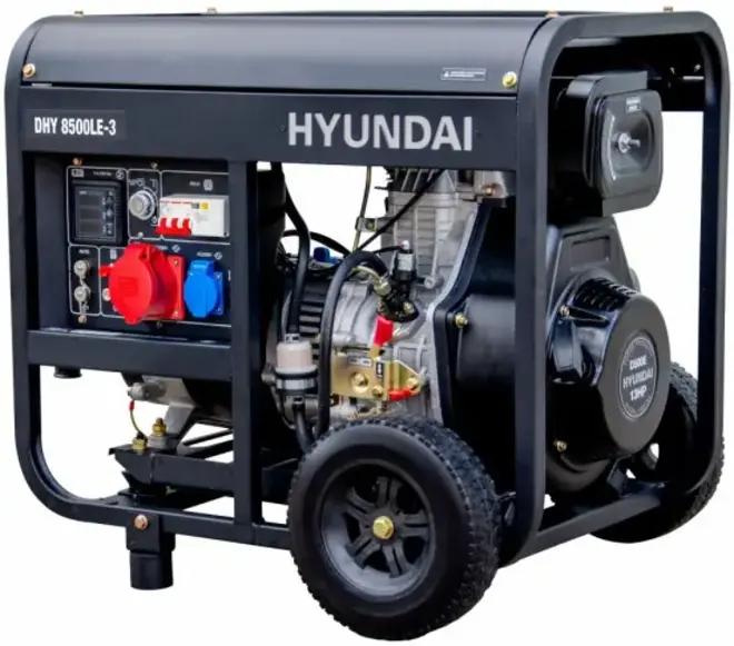 Hyundai DHY 8500LE-3 генератор дизельный (6500/7200 Вт)