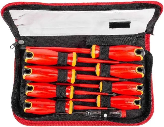 КВТ Слим НИО-2209 набор отверток диэлектрических (9 предметов)