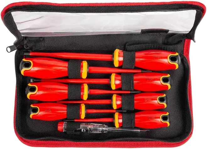 КВТ Слим НИО-2208 набор отверток диэлектрических (8 предметов)