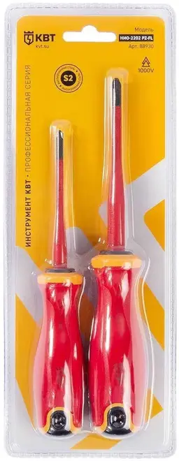КВТ Professional КВТ Слим НИО-2202 PZ-FL набор отверток диэлектрических (2 предмета)