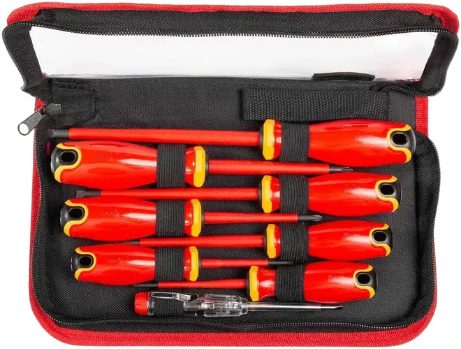 КВТ Профи НИО-2208-S набор отверток диэлектрических (8 предметов)