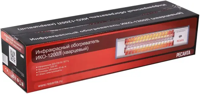 Ресанта ИКО обогреватель инфракрасный 1200Л (1.2 кВт)