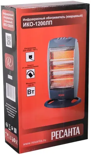 Ресанта ИКО обогреватель инфракрасный 1200ЛП (0.4/0.8/1.2 кВт)