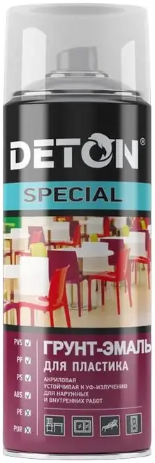 Deton Special грунт-эмаль акриловый для пластика (520 мл) белый