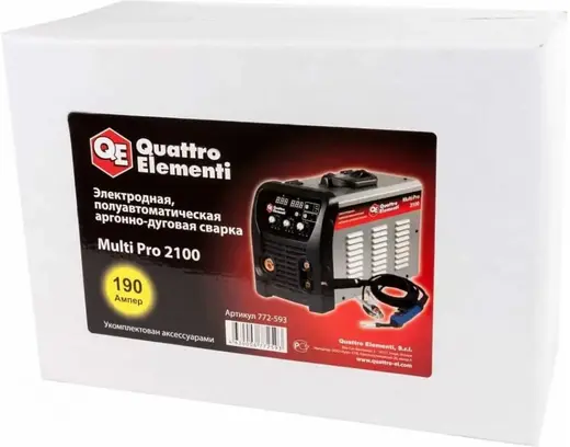 Quattro Elementi Multi Pro 2100 полуавтомат сварочный инверторный