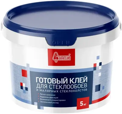 Старатели клей готовый для стеклообоев и малярных стеклохолстов (5 кг)