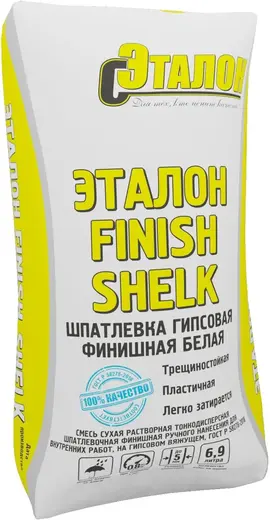 Эталон Finish Shelk шпатлевка гипсовая финишная (30 кг)
