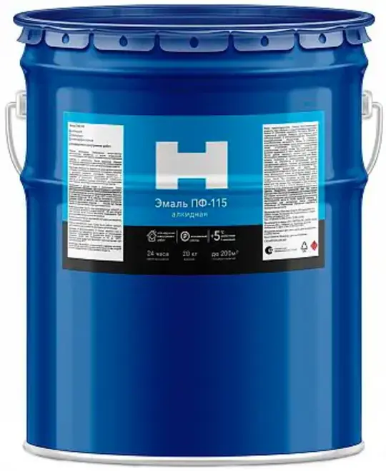 H ПФ-115 эмаль алкидная (20 кг) коричневая