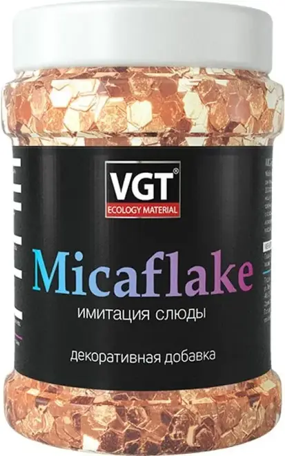 ВГТ Micaflake декоративная добавка (имитация слюды 40 г) золотистая №39246