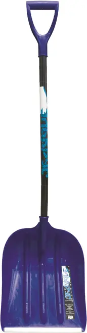 Эльбрус лопата снеговая с накладкой и съемным черенком (380*500 мм)