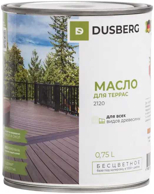 Dusberg масло для террас (750 мл) бесцветное №2120