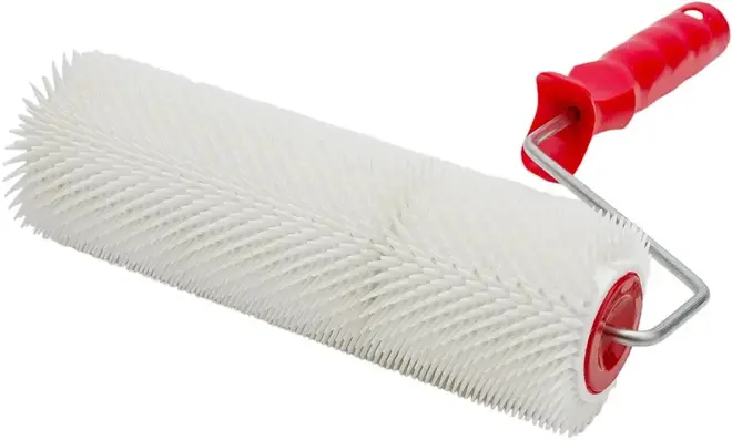 Курс Мини валик игольчатый для наливных полов (240 мм d72 мм инструментальная сталь)