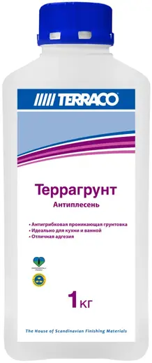 Terraco Alc-Primer грунтовка проникающая с антигрибковым эффектом (1 кг)