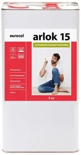 Forbo Eurocol Arlok 15 грунтовка изолирующая однокомпонетная полиуретановая (5 кг) коричневая