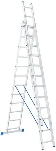 Geva Стандарт лестница алюминиевая трехсекционная (7.85 м /3 * 12 ст)
