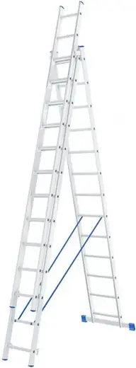 Geva Стандарт лестница алюминиевая трехсекционная (8.69 м /3 * 13 ст)