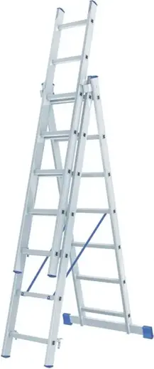 Geva Стандарт лестница алюминиевая трехсекционная (4.21 м /3 * 7 ст)
