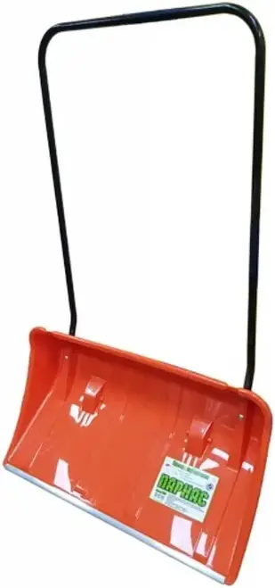 Инструм-Агро Парнас движок-скрепер снеговой с П-ручкой на колесах (860*500 мм)