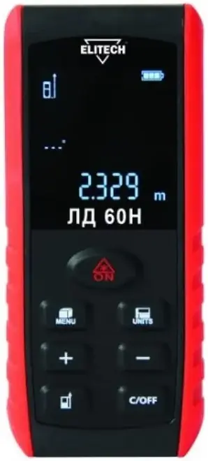 Elitech ЛД 60Н лазерный дальномер (60 м точность 1.5 мм/1 м)