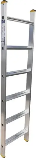 Алюмет HK1 лестница алюминиевая приставная с широкими ступенями (1.69 м /6 ст)