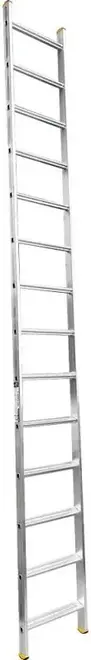 Алюмет HK1 лестница алюминиевая приставная с широкими ступенями (3.93 м /14 ст)