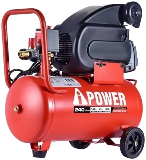 A-Ipower AC240/24D компрессор поршневой масляный (1200 Вт)