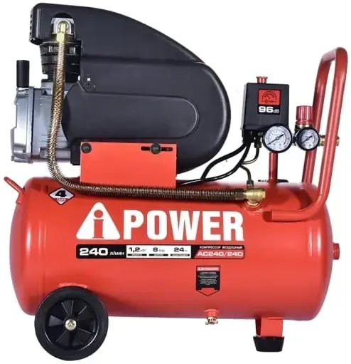 A-Ipower AC240/24D компрессор поршневой масляный (1200 Вт)