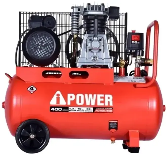 A-Ipower AC400/50B компрессор поршневой масляный (3100 Вт бар10 бар) №50107