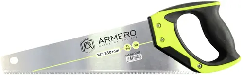 Armero ножовка по дереву 3D-заточка каленая (350 мм) 11 зубьев мелкий