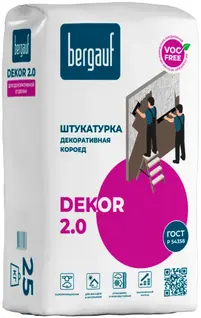 Bergauf Dekor 2.0 штукатурка декоративная короед (25 кг)