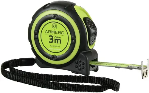 Armero рулетка с двумя фиксаторами (3 м*16 мм)
