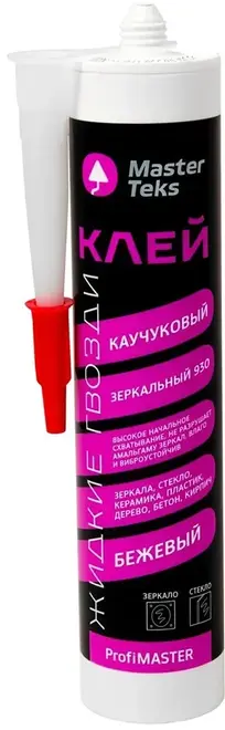 Masterteks Profimaster Зеркальный 930 клей каучуковый жидкие гвозди (380 г)