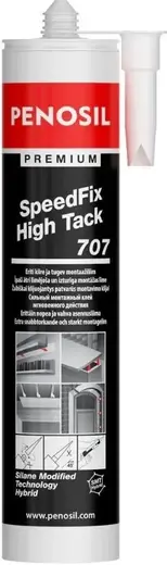 Penosil Premium Speedfix High Tack 707 клей монтажный гибридный сверхпрочный (280 мл) белый