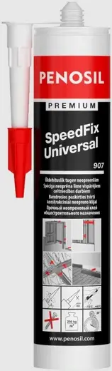 Penosil Premium Speedfix Universal 907 клей монтажный каучуковый неопреновый (280 мл) белый