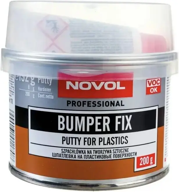 Novol Professional Bumper Fix шпатлевка для пластмассы (200 г)